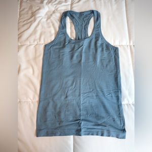 Blue lululemon tank top